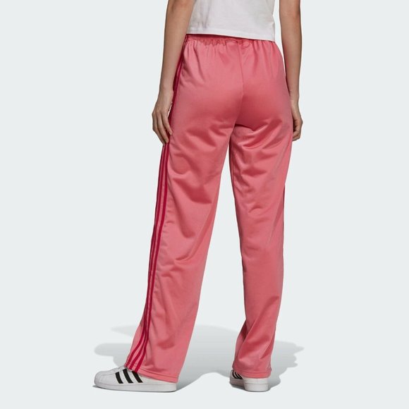 Adidas Pink and Red Flared Track Pants Size Large - Picture 2 of 12